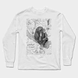 Woodland Crooner Bigfoot Study Long Sleeve T-Shirt